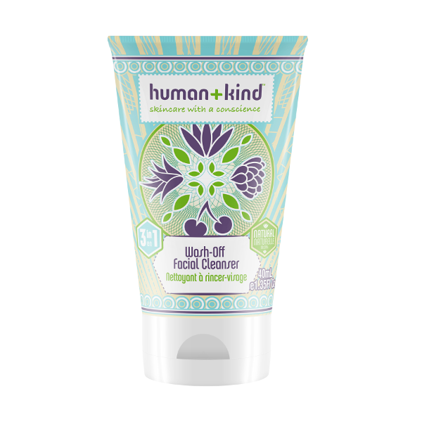 Human+Kind wash off facial cleanser
